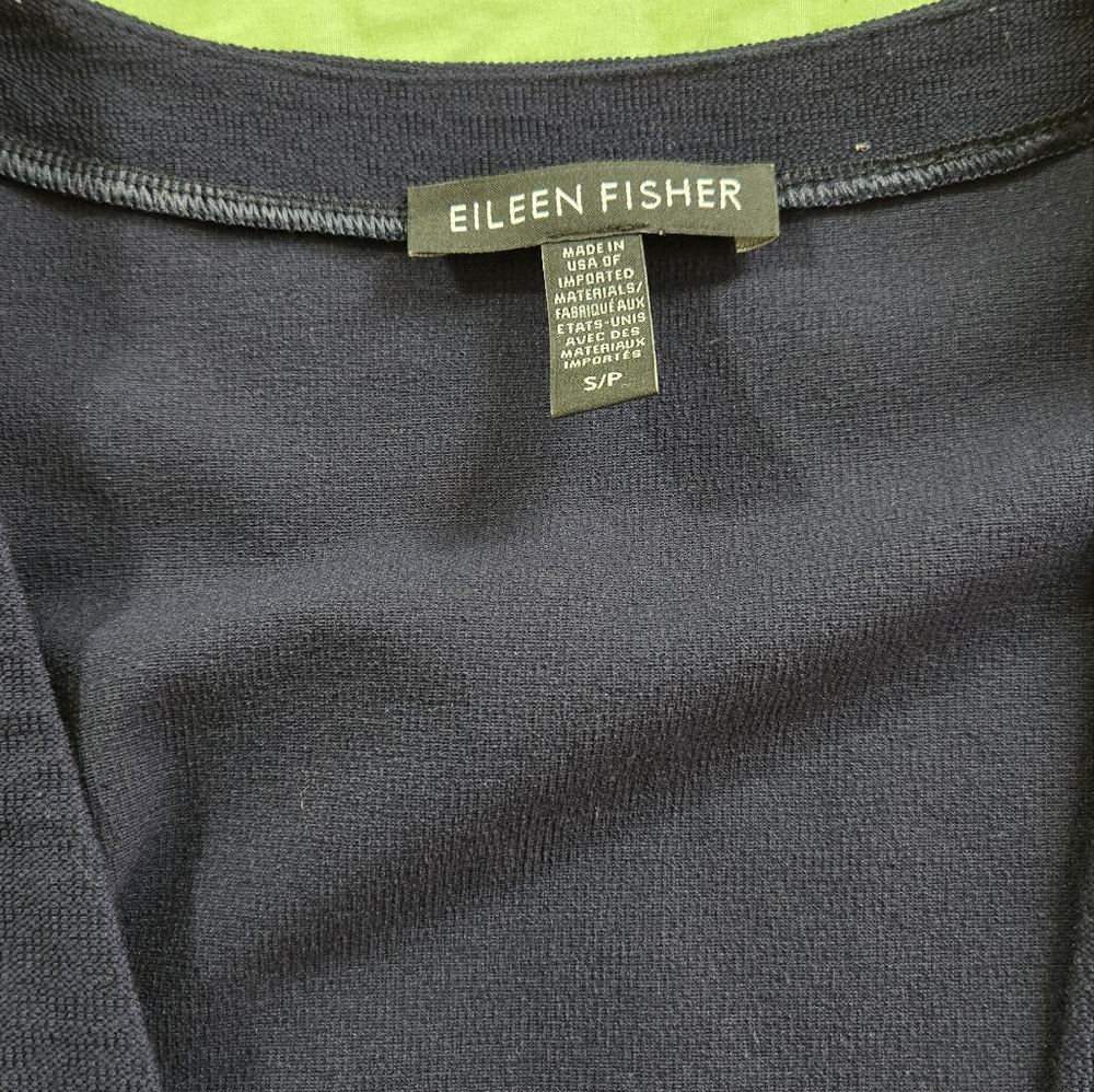 Eileen Fisher midi blue dress - Picture 8 of 8